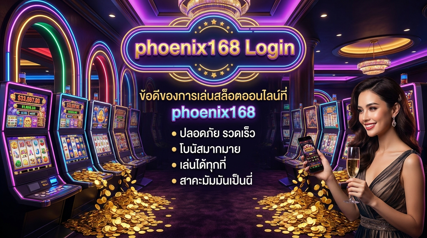 ข้อดีของการเล่นเกมสล็อตที่ phoenix168